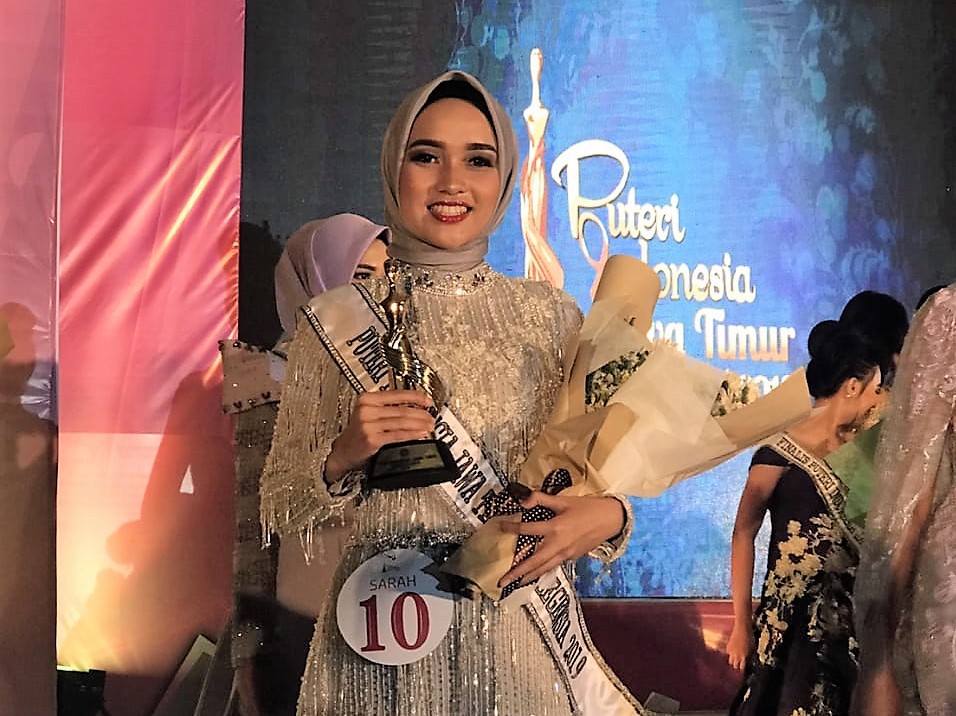 Sarah Savira Moarifin (EP-2015) Juarai Puteri Indonesia Jawa Timur Intelegensia 2019